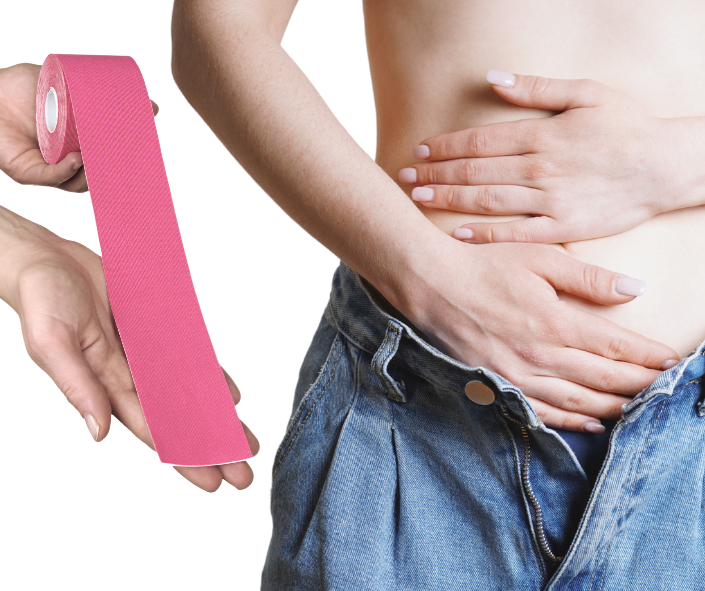 Kleb deinen Schmerz einfach weg! - Kinesiotape – bunte Bänder gegen Regelschmerzen