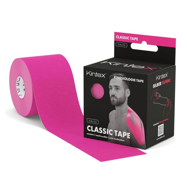 Kinesio Tape Kintex Classic 5cm x 5m pink