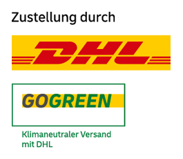 Versandarten FEE cup - DHL GOGREEN und Deutsche Post